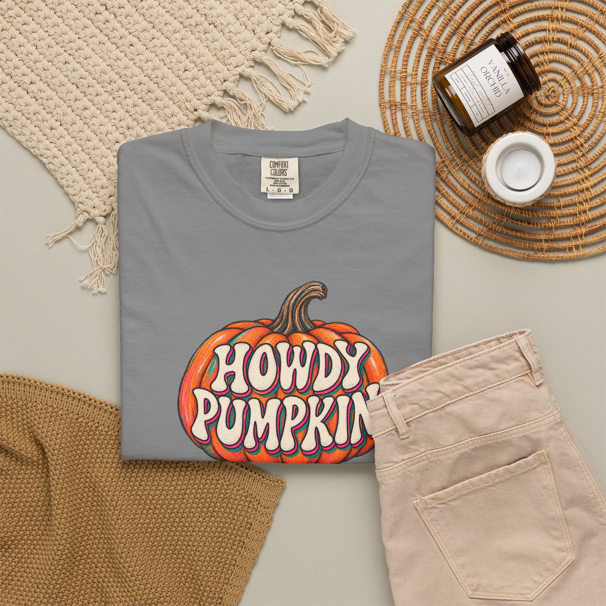 Howdy Pumpkin T-Shirt — Fall Western Graphic Tee