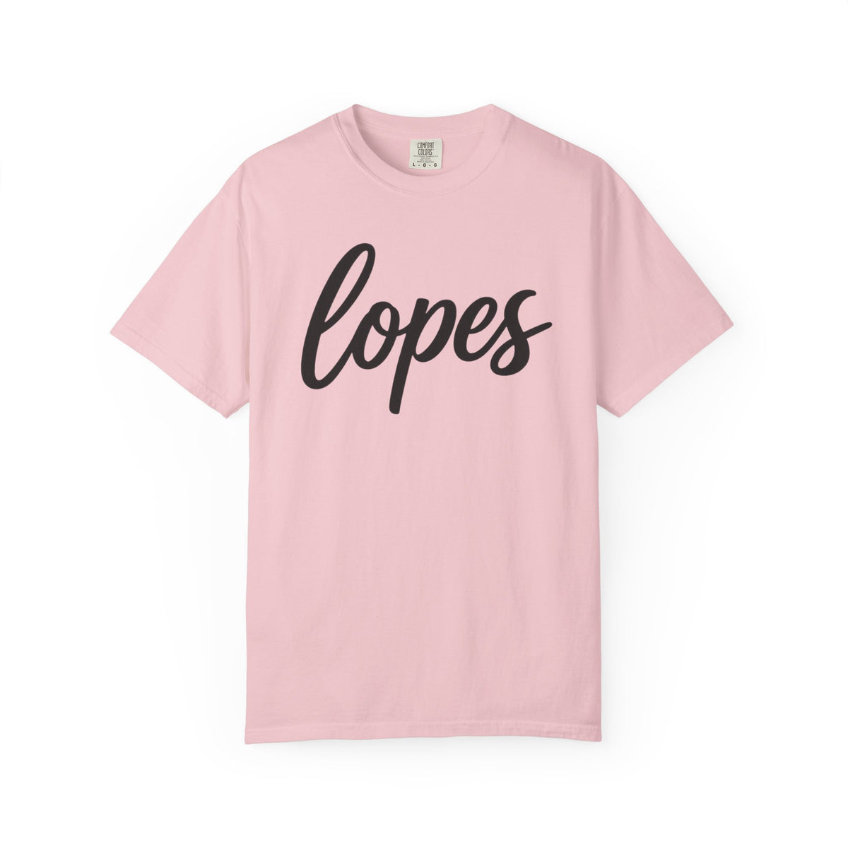 Lopes Script Tee — Personalized Name Graphic T-Shirt