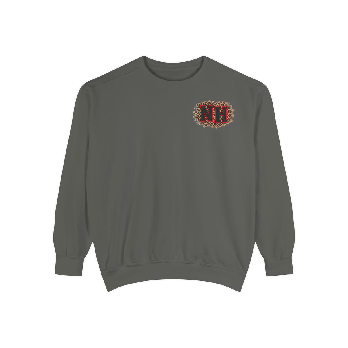 New Home Leopards Leopard-Print Crewneck Sweatshirt
