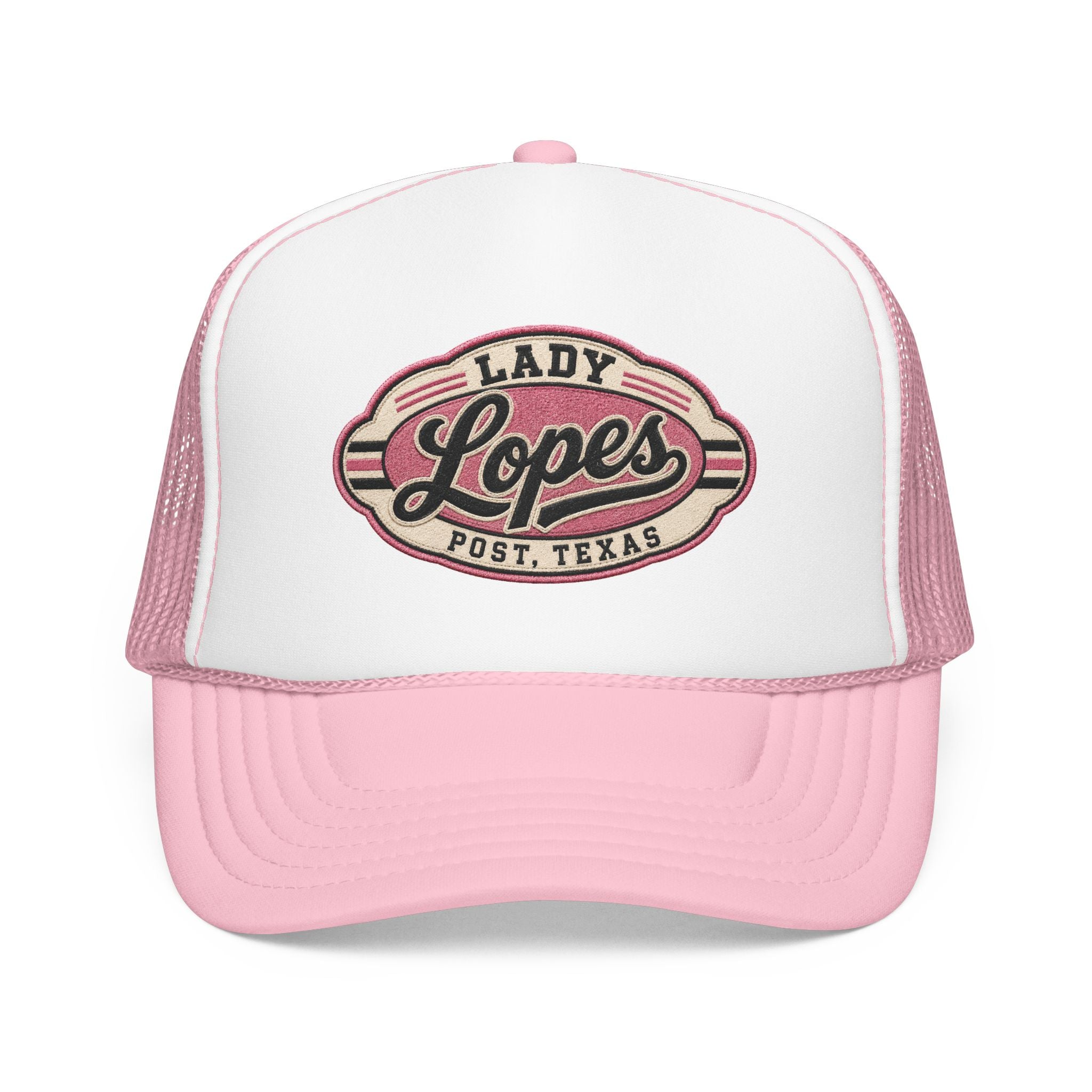Lady Lopes Trucker Hat — Vintage Post, Texas Foam Cap