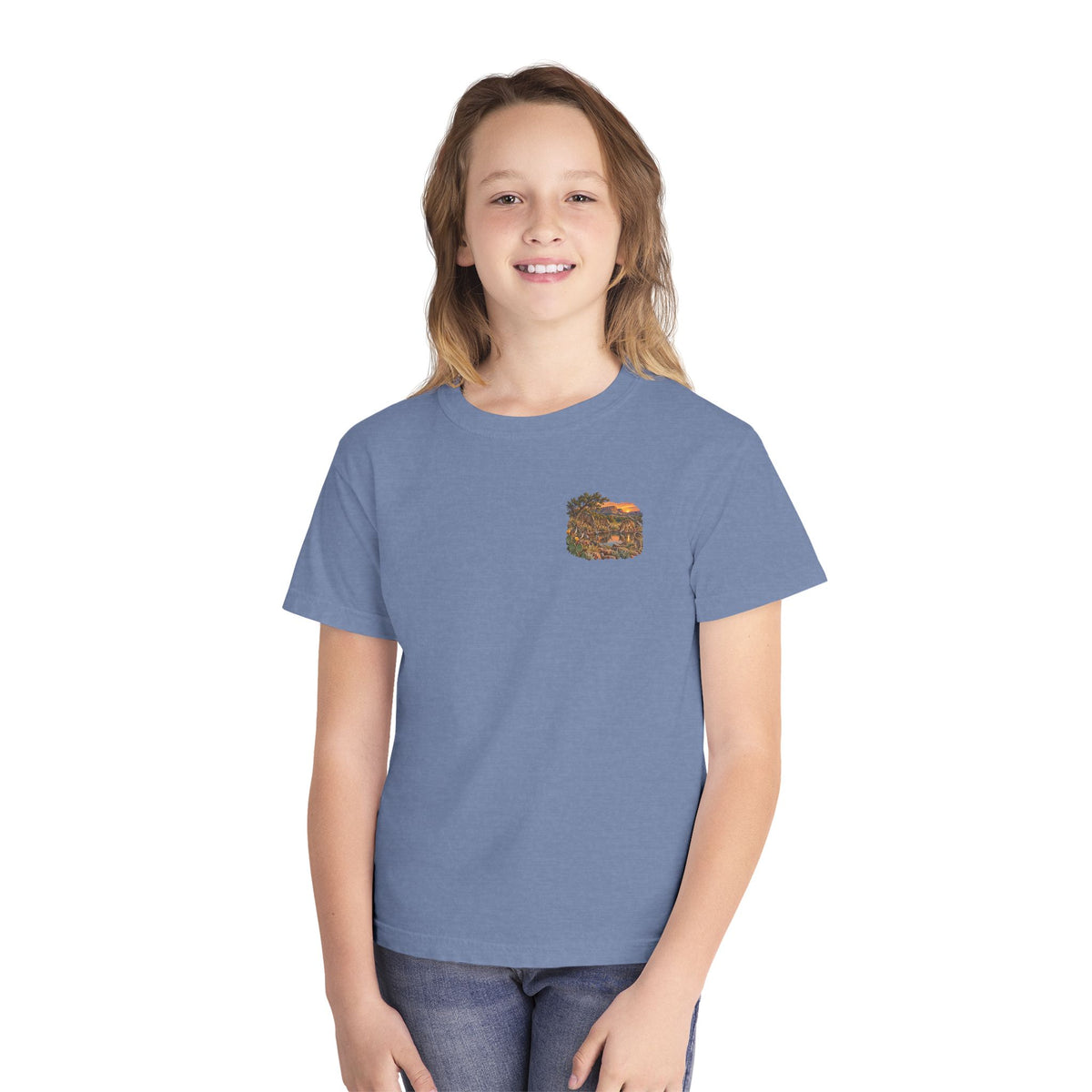 Youth Tee — Caprock Critters at Sunset