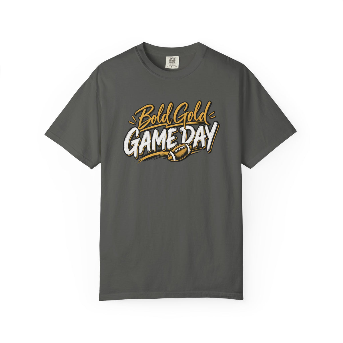 Bold Gold Gameday T-Shirt - Football Graphic Tee