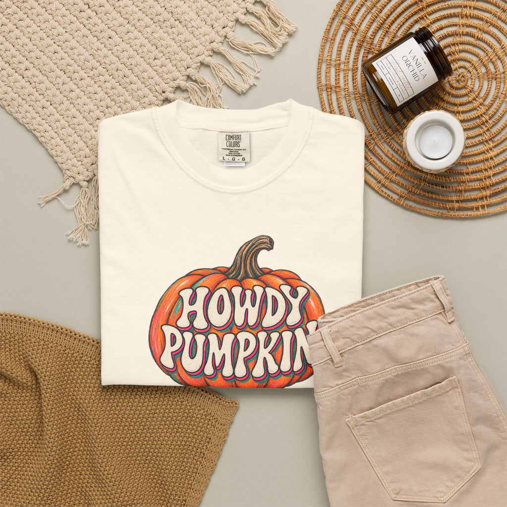 Howdy Pumpkin T-Shirt — Fall Western Graphic Tee