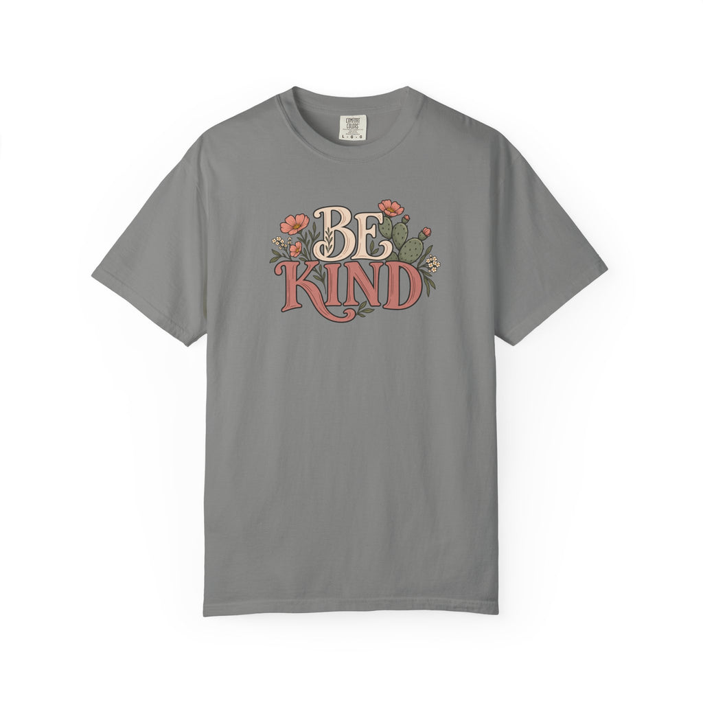 Be Kind Floral T-Shirt — Vintage Floral Graphic Tee