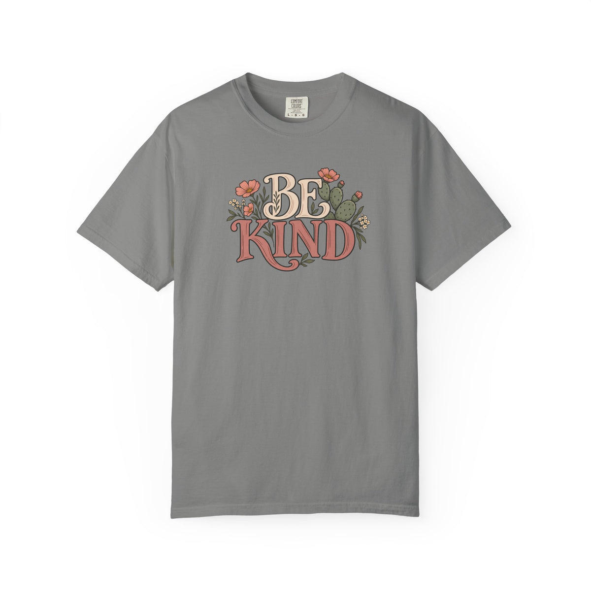 Be Kind Floral T-Shirt — Vintage Floral Graphic Tee