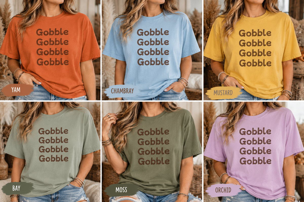 Thanksgiving 'Gobble Gobble' T-Shirt