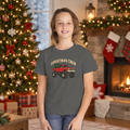 Kids Christmas Crew Red Truck Youth Tee