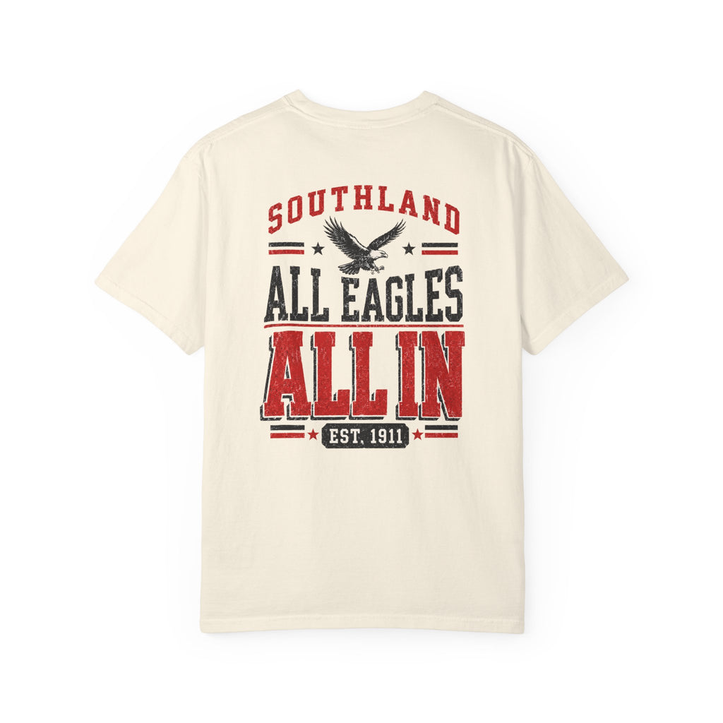 All Eagles All In T-Shirt — Southland Vintage Eagle Tee