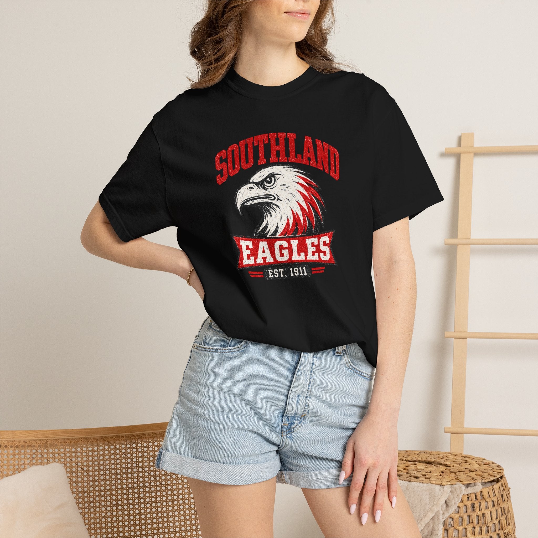 Southland Eagles T-Shirt — Vintage Eagle Mascot Tee (Est. 1913)