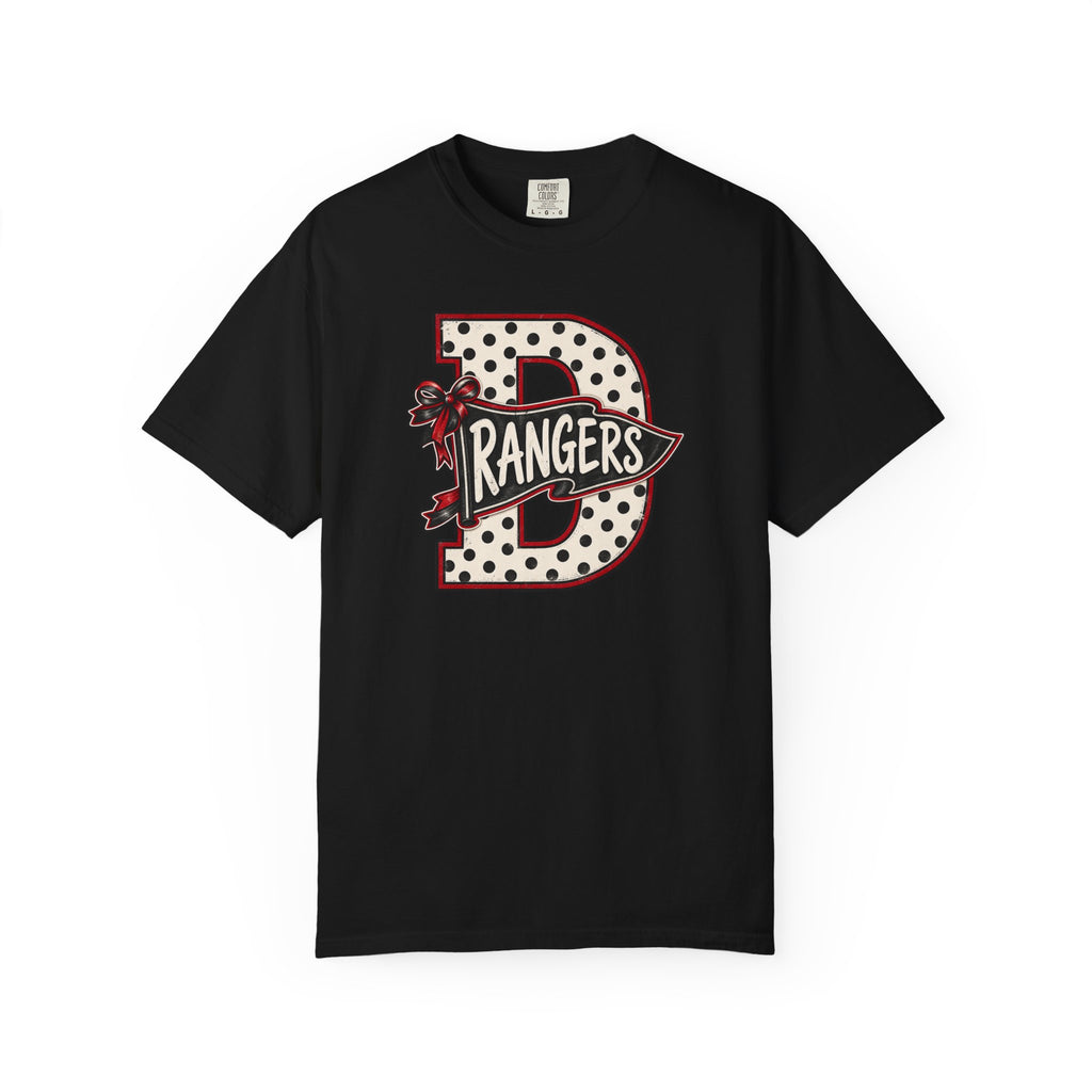 Rangers Vintage Letter 'D' Graphic T-Shirt