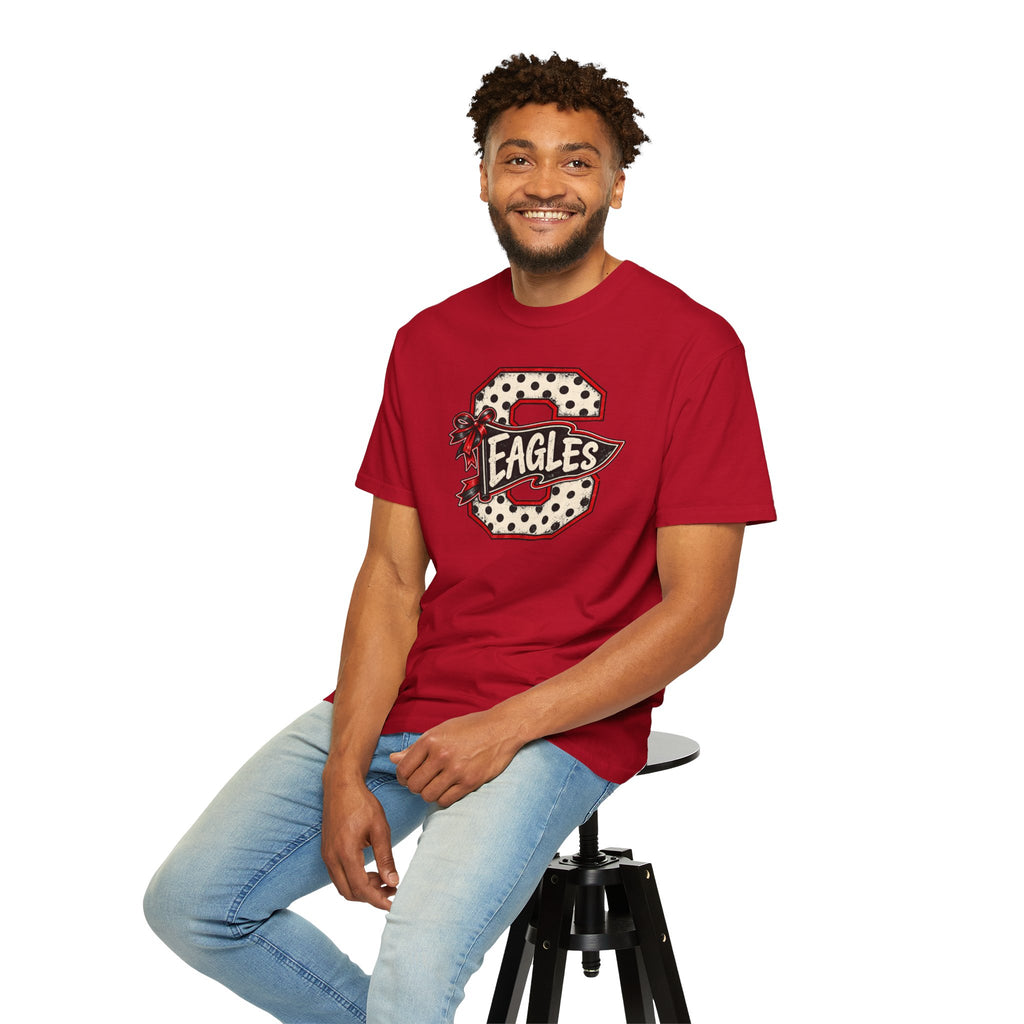 Vintage Polka Dot 'Eagles' Letterman T-Shirt