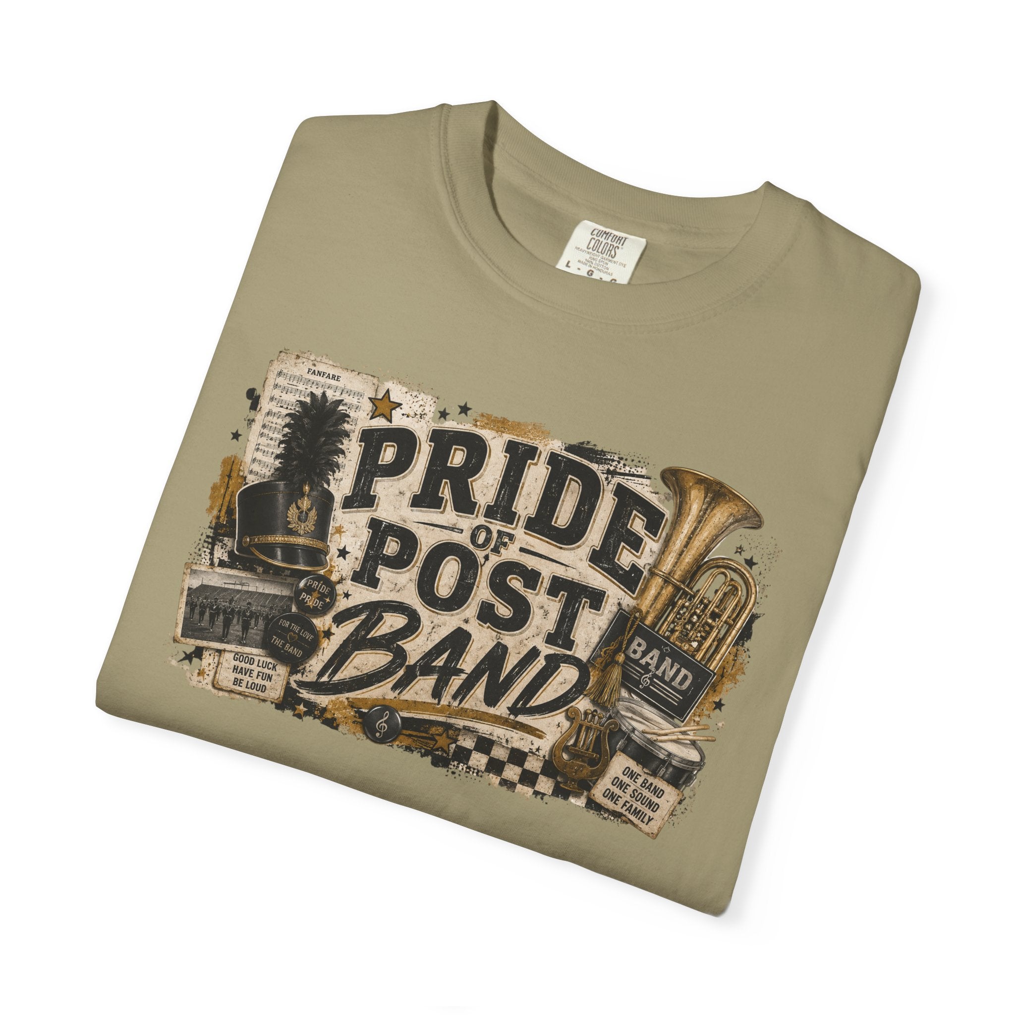 Pride of Post Band T-Shirt — Vintage Marching Band Tee