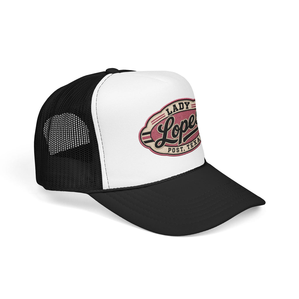 Lady Lopes Trucker Hat — Vintage Post, Texas Foam Cap