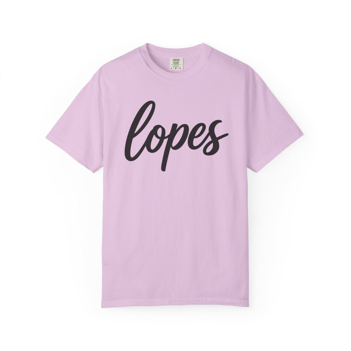 Lopes Script Tee — Personalized Name Graphic T-Shirt