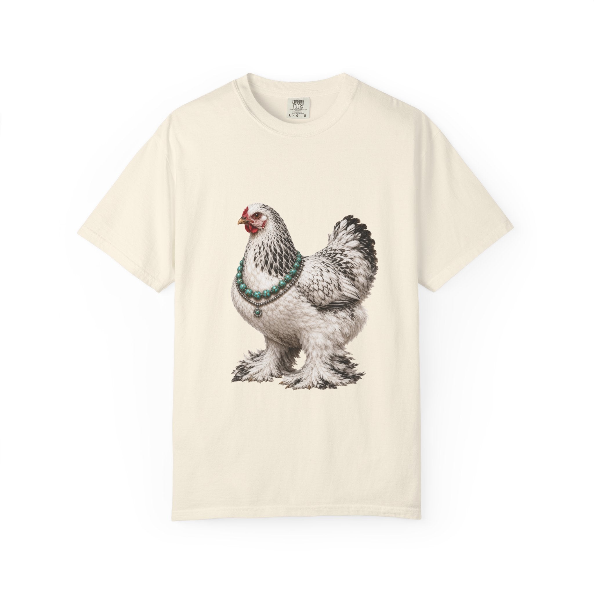Feather Foot Turquoise Chicken Queen T-Shirt