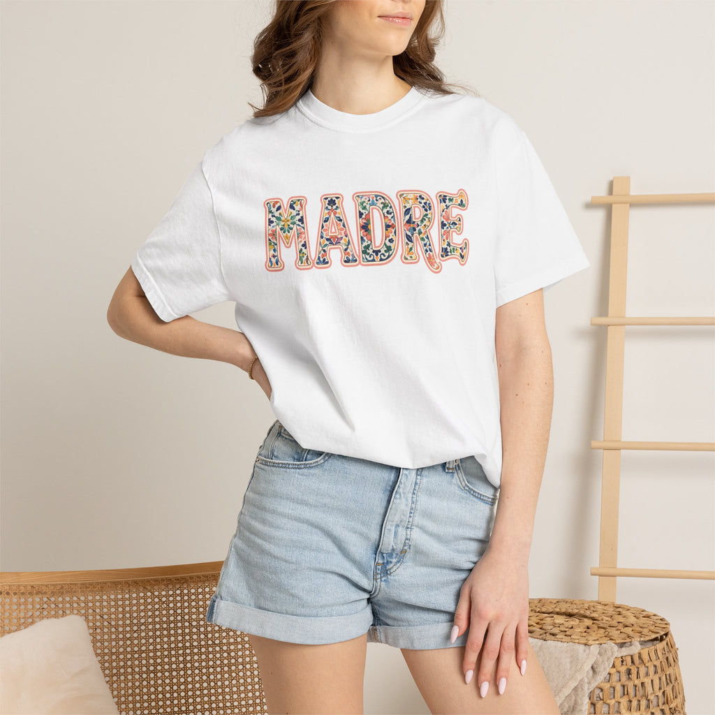 Madre Floral T-Shirt — Comfort Colors | MOM tee