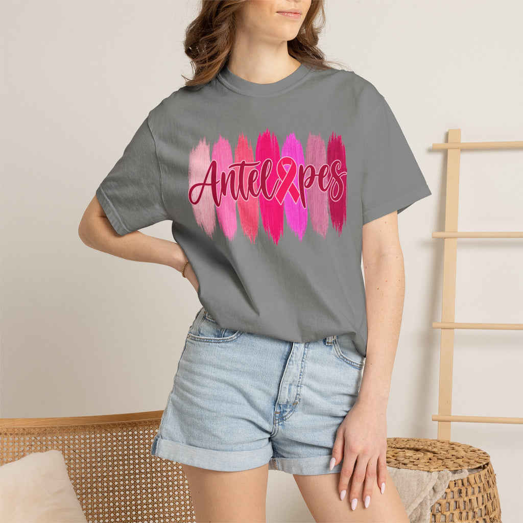 Antelopes Pink Brushstroke T-Shirt