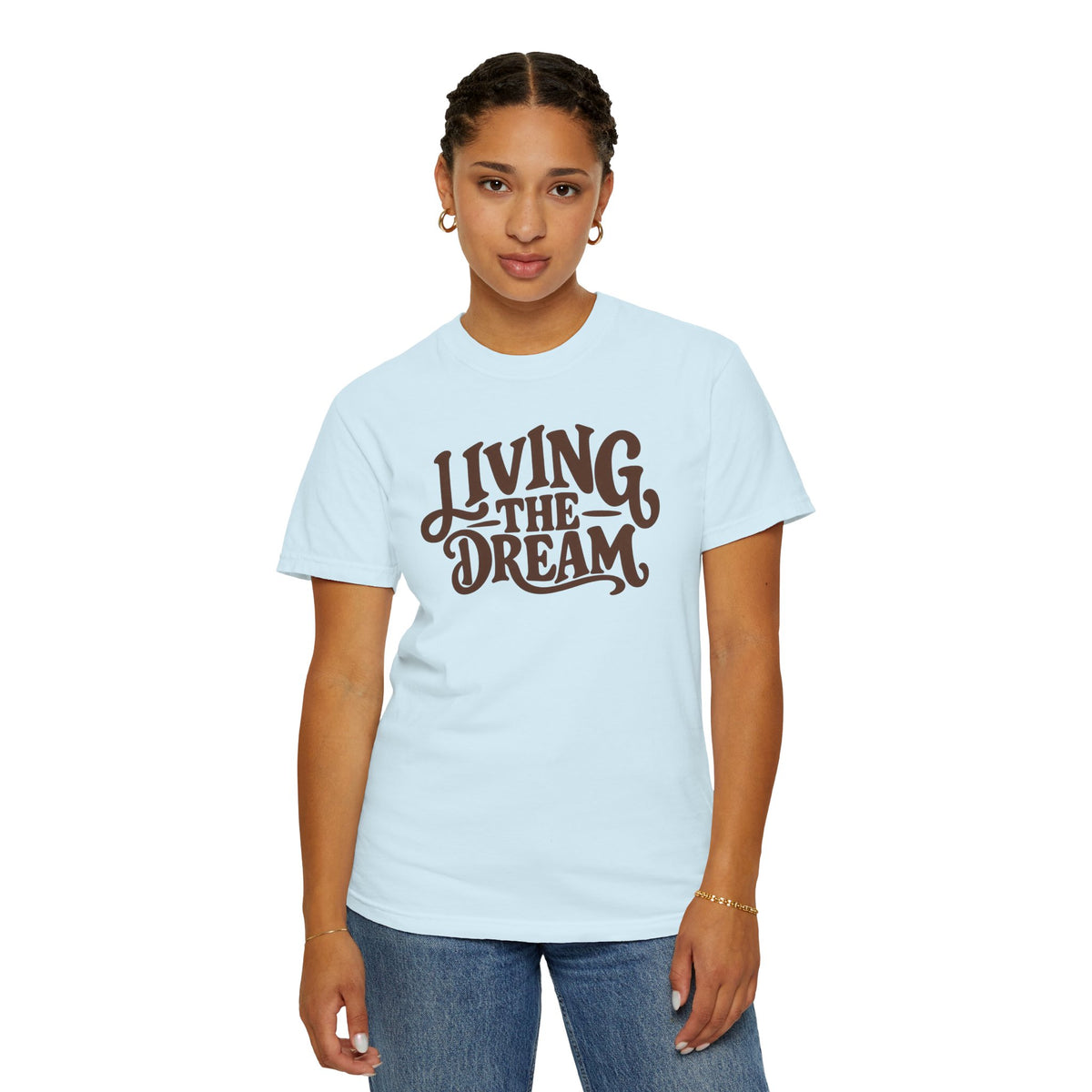 Living The Dream T-Shirt — Vintage Script Graphic Tee