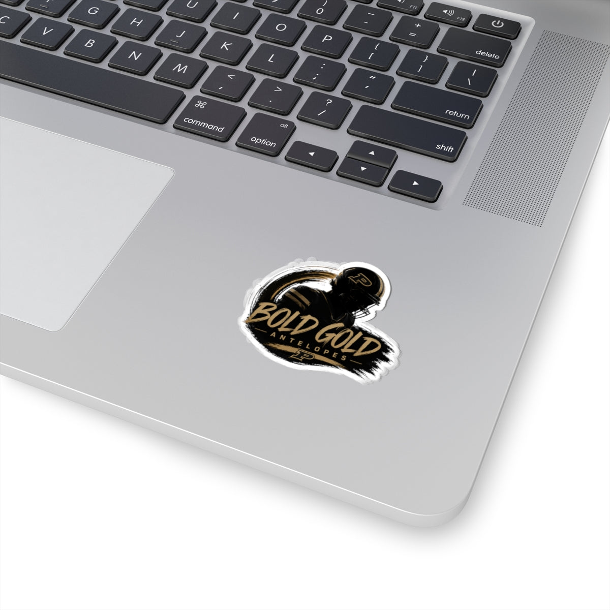 Bold Gold Antelopes Sticker — Kiss-Cut Football Logo Decal