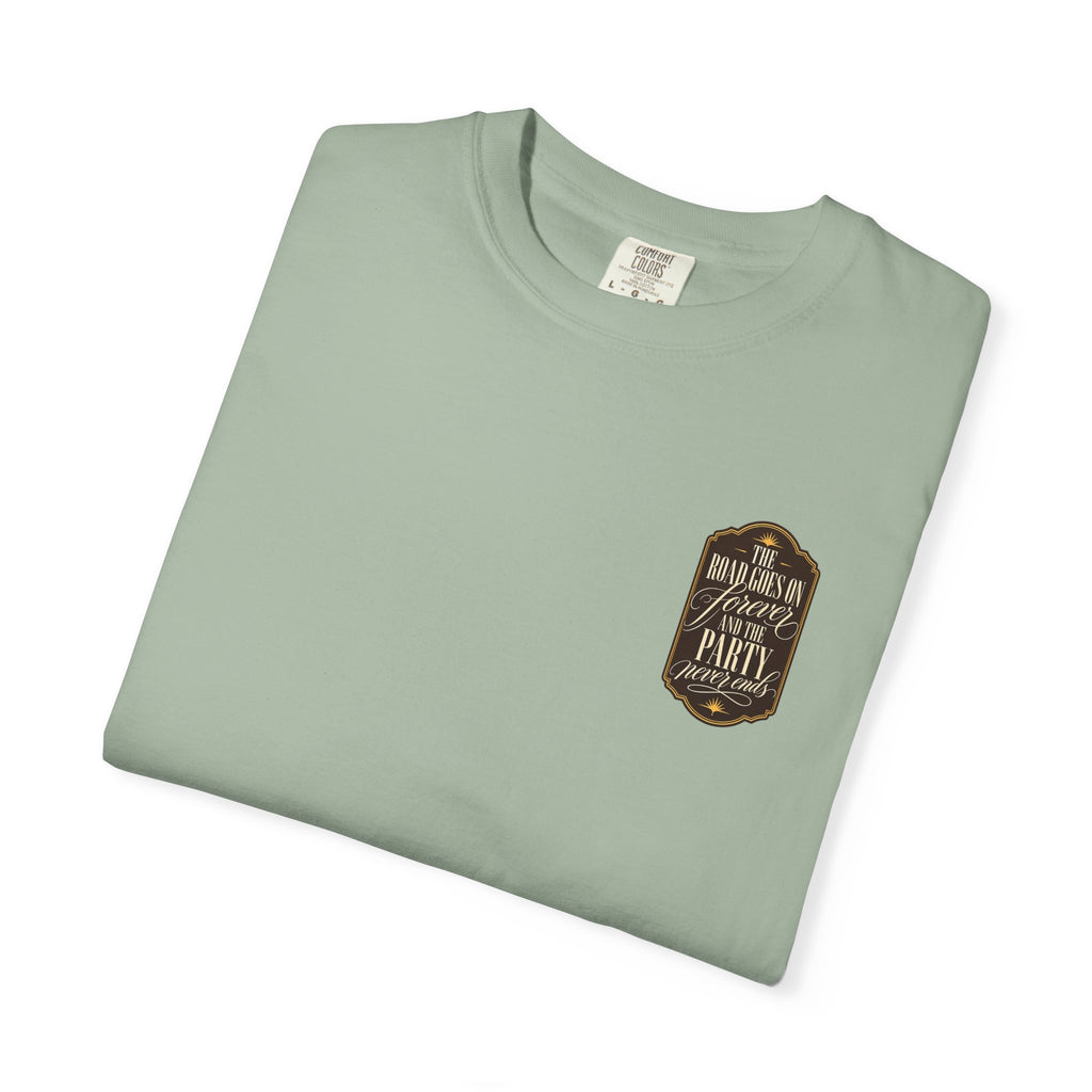 The Road Goes On Forever Party Never Ends Graphic T-Shirt
