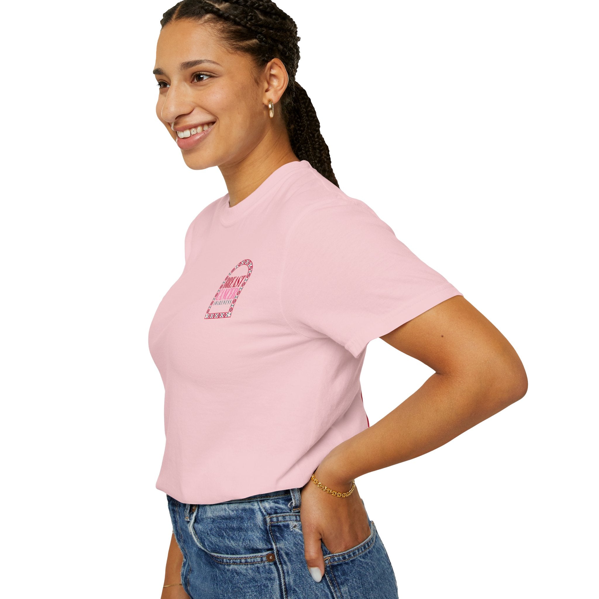 Breast Cancer Awareness T-Shirt — Pink Arch Design