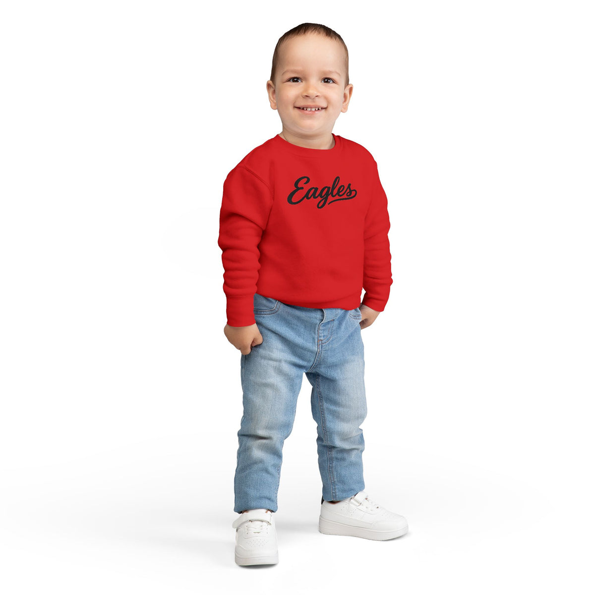 Eagles Toddler Sweatshirt – Retro Script Kids Crewneck
