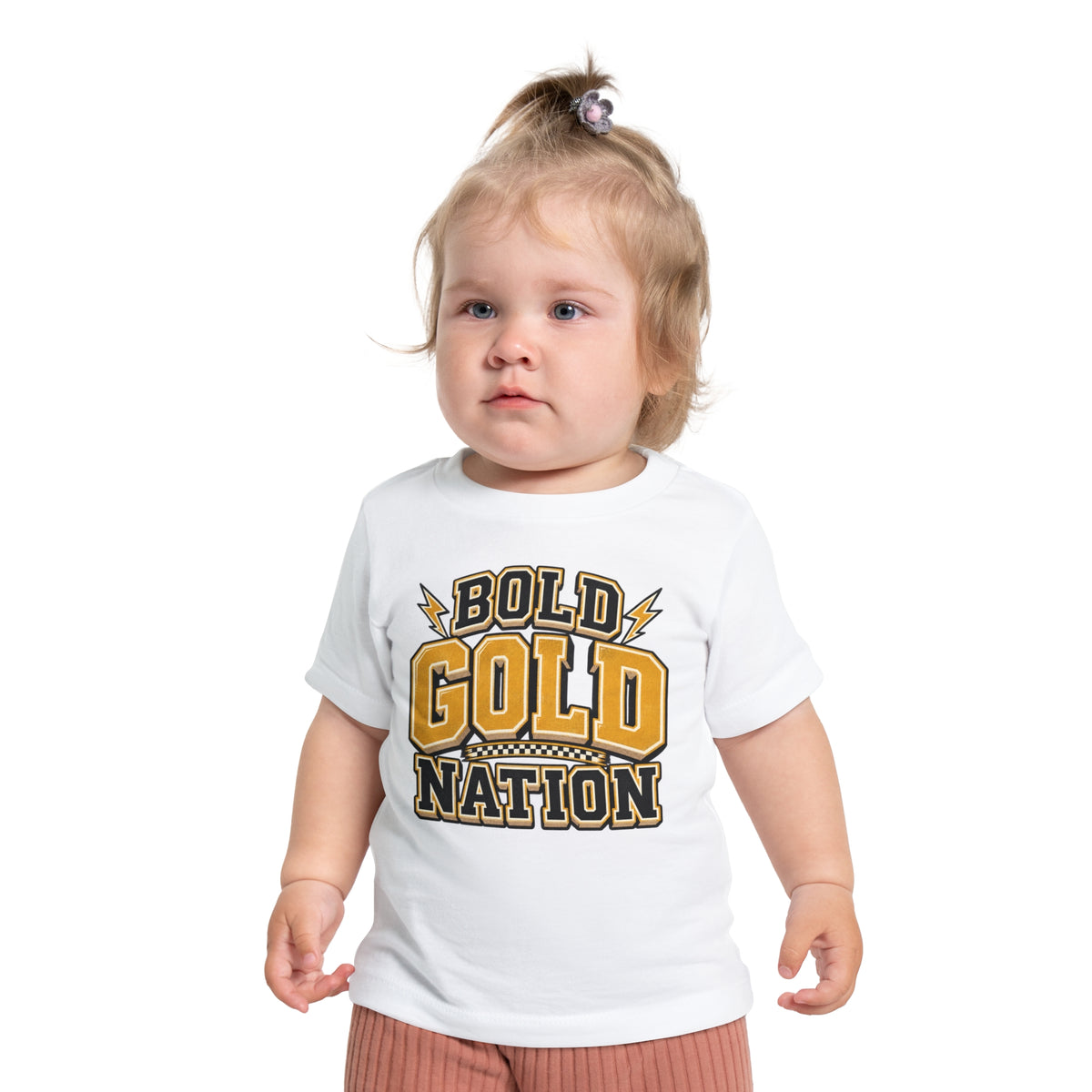 Bold Gold Nation Baby T-Shirt — Sports Team Infant Tee