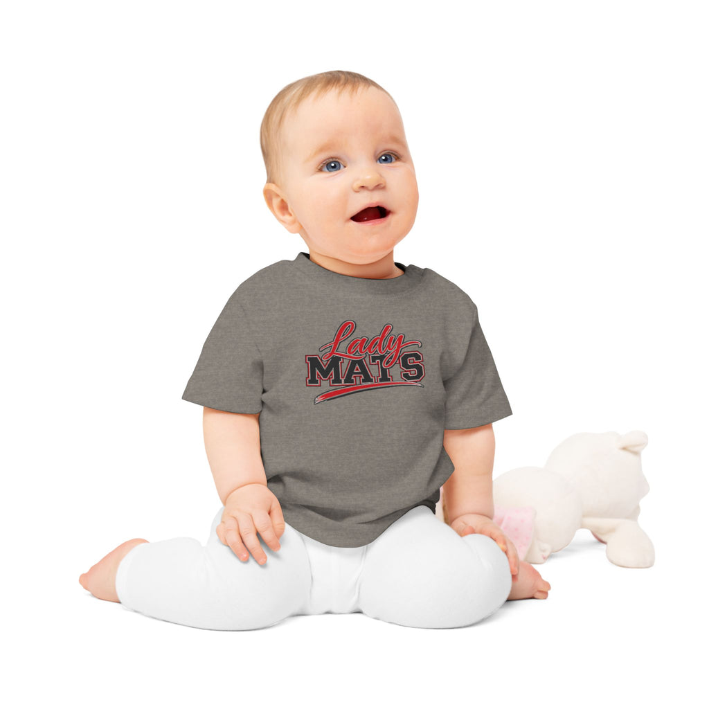 Baby T-Shirt — "Lady Mat's" Retro Sports Logo Infant Tee