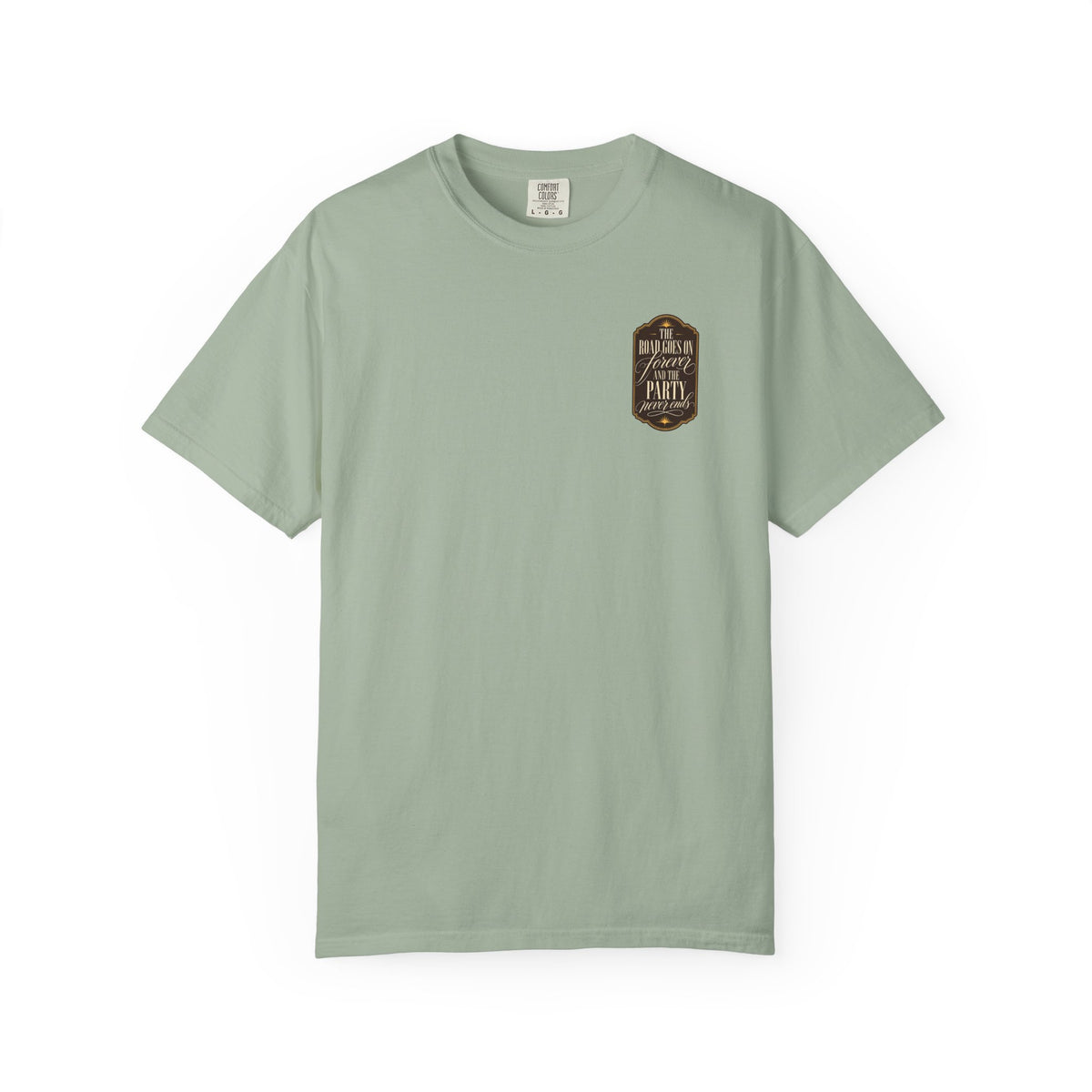 The Road Goes On Forever Party Never Ends Graphic T-Shirt