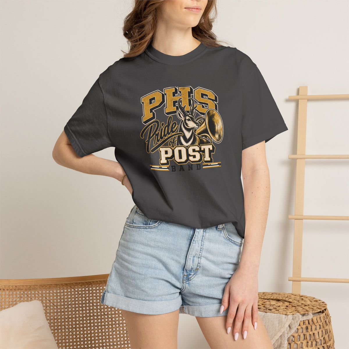 PHS Pride Post Band T‑Shirt — School Band Vintage Horn Tee