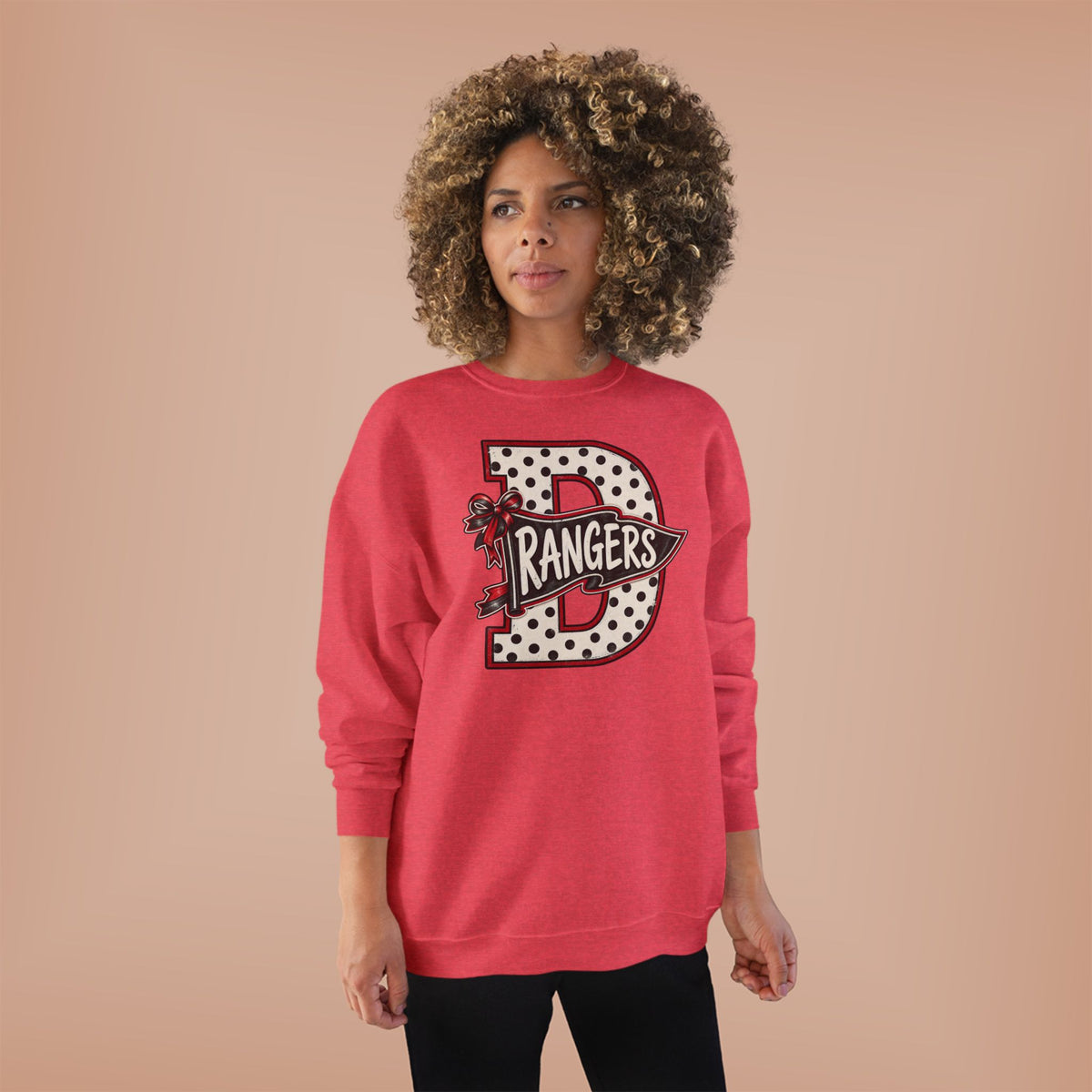 Rangers Polka Dot 'D' Crewneck Sweatshirt