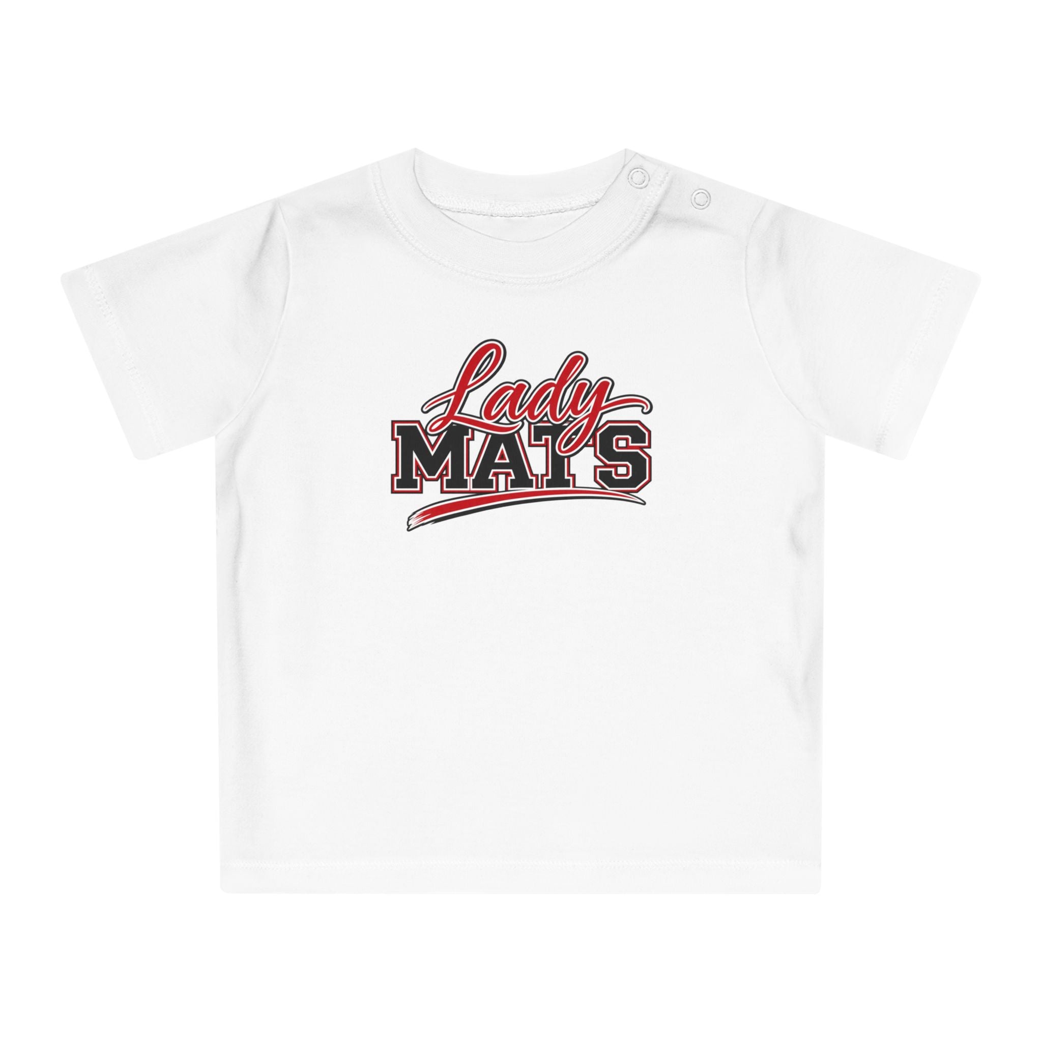 Baby T-Shirt — "Lady Mat's" Retro Sports Logo Infant Tee