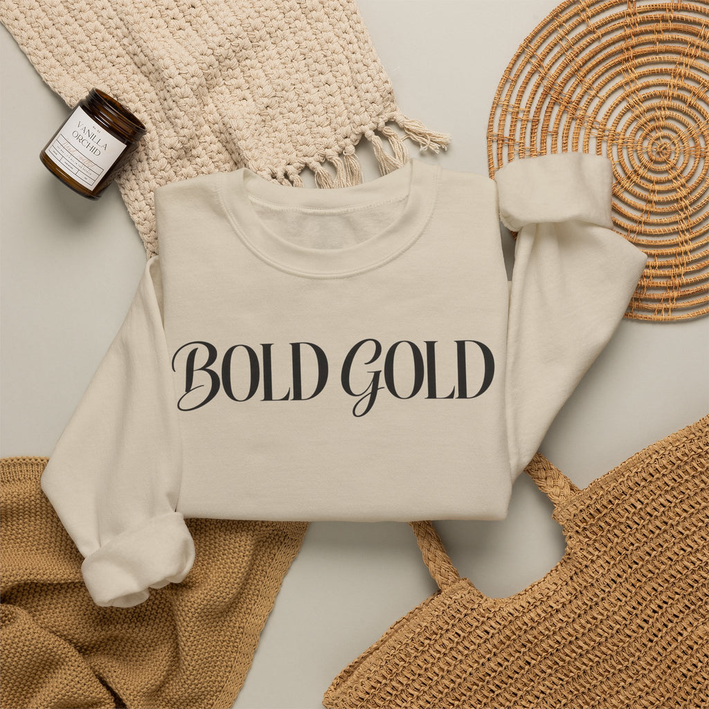 Bold Gold Crewneck Sweatshirt