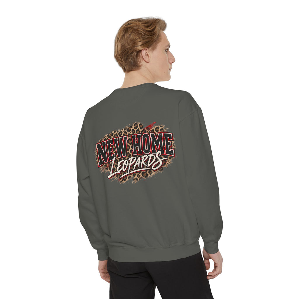 New Home Leopards Leopard-Print Crewneck Sweatshirt