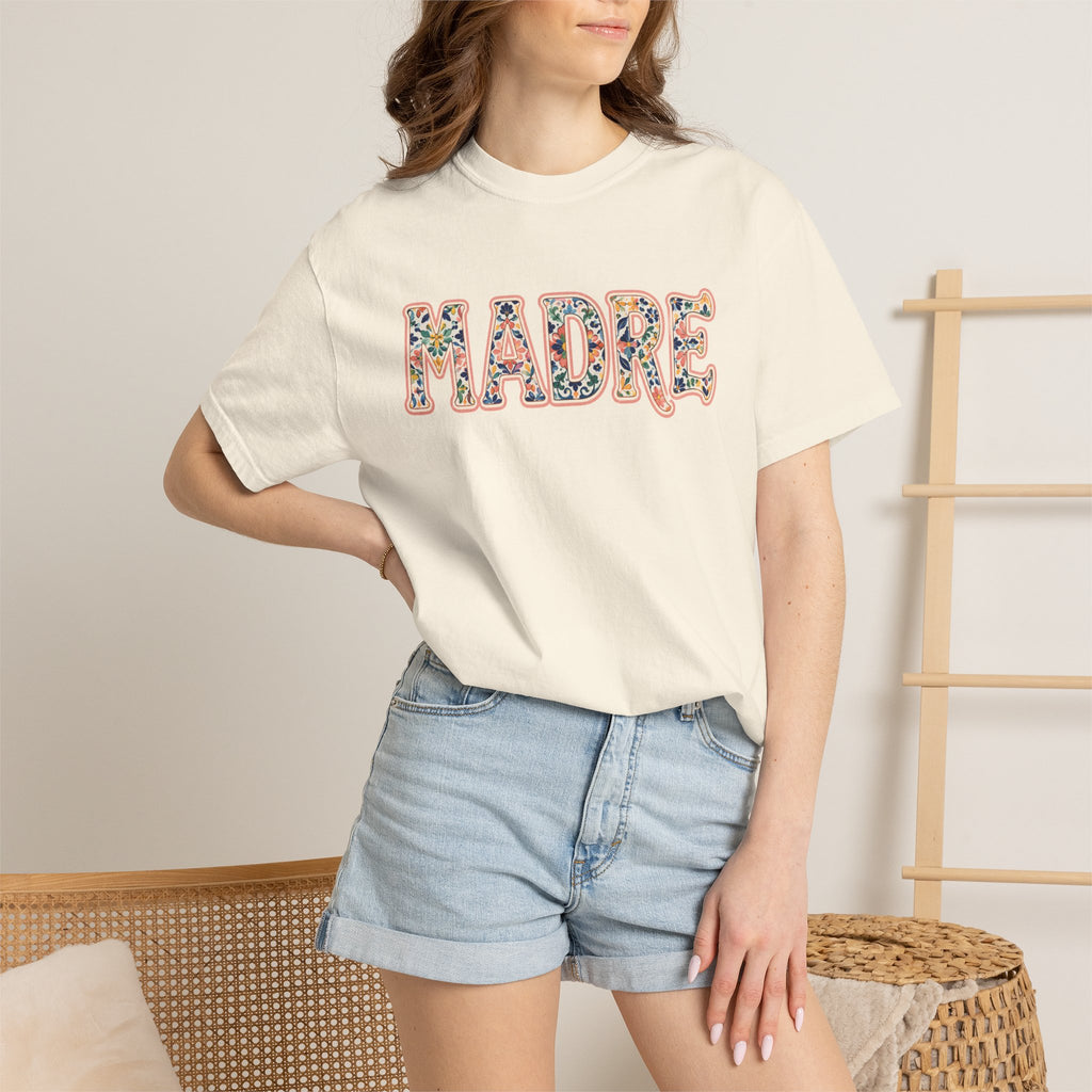 Madre Floral T-Shirt — Comfort Colors | MOM tee