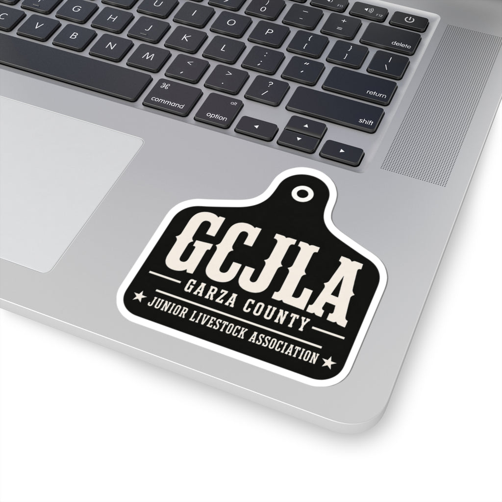 GCJLA Garza County Junior Livestock Association Sticker — Livestock Show Tag Kiss-Cut Decal