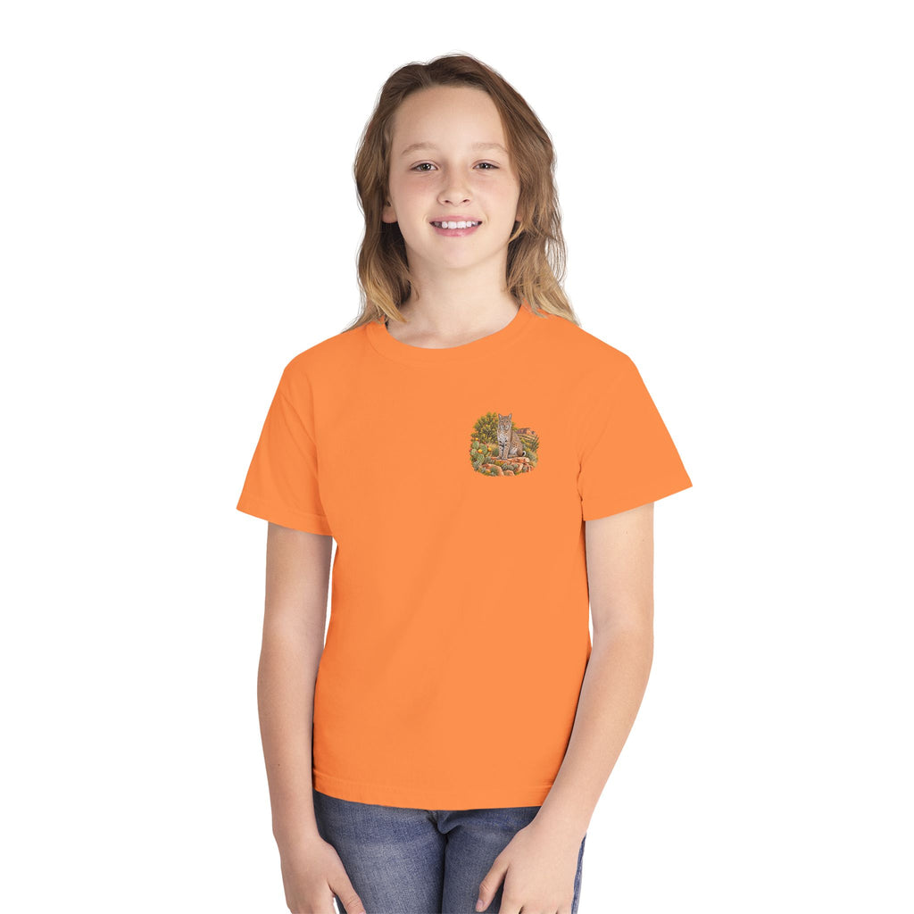 Youth Tee — Caprock Critters Bobcat Scenic View