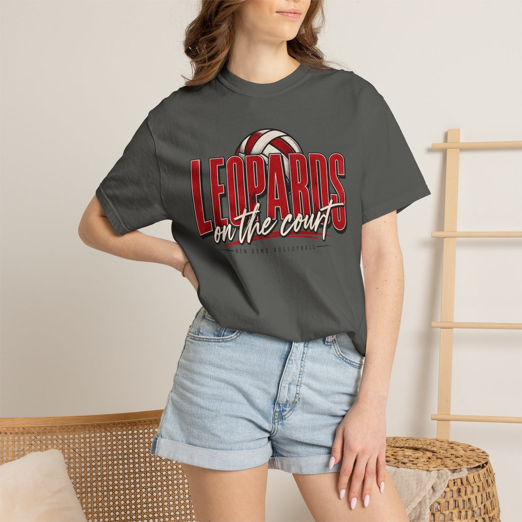 Leopards On The Court Volleyball T-Shirt