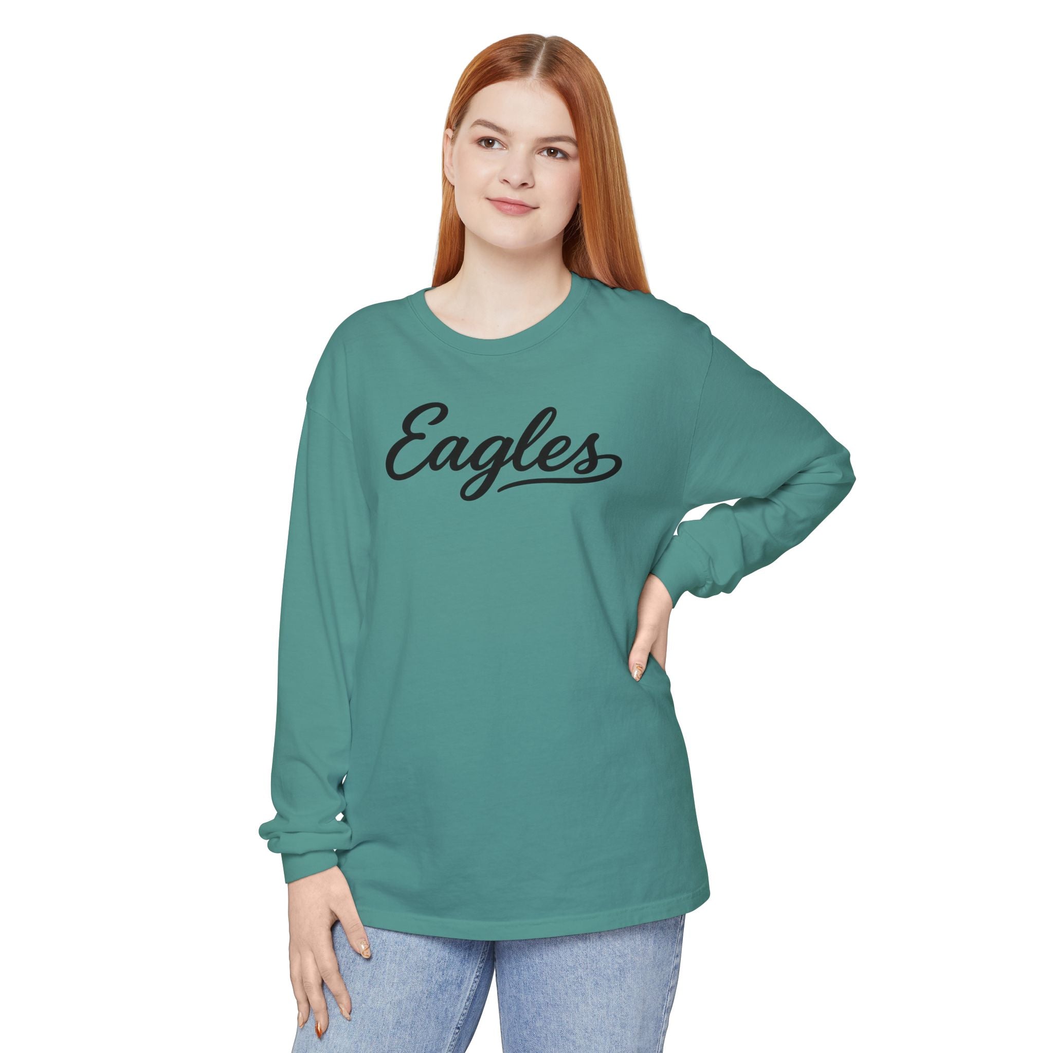 Eagles Script Long Sleeve Tee