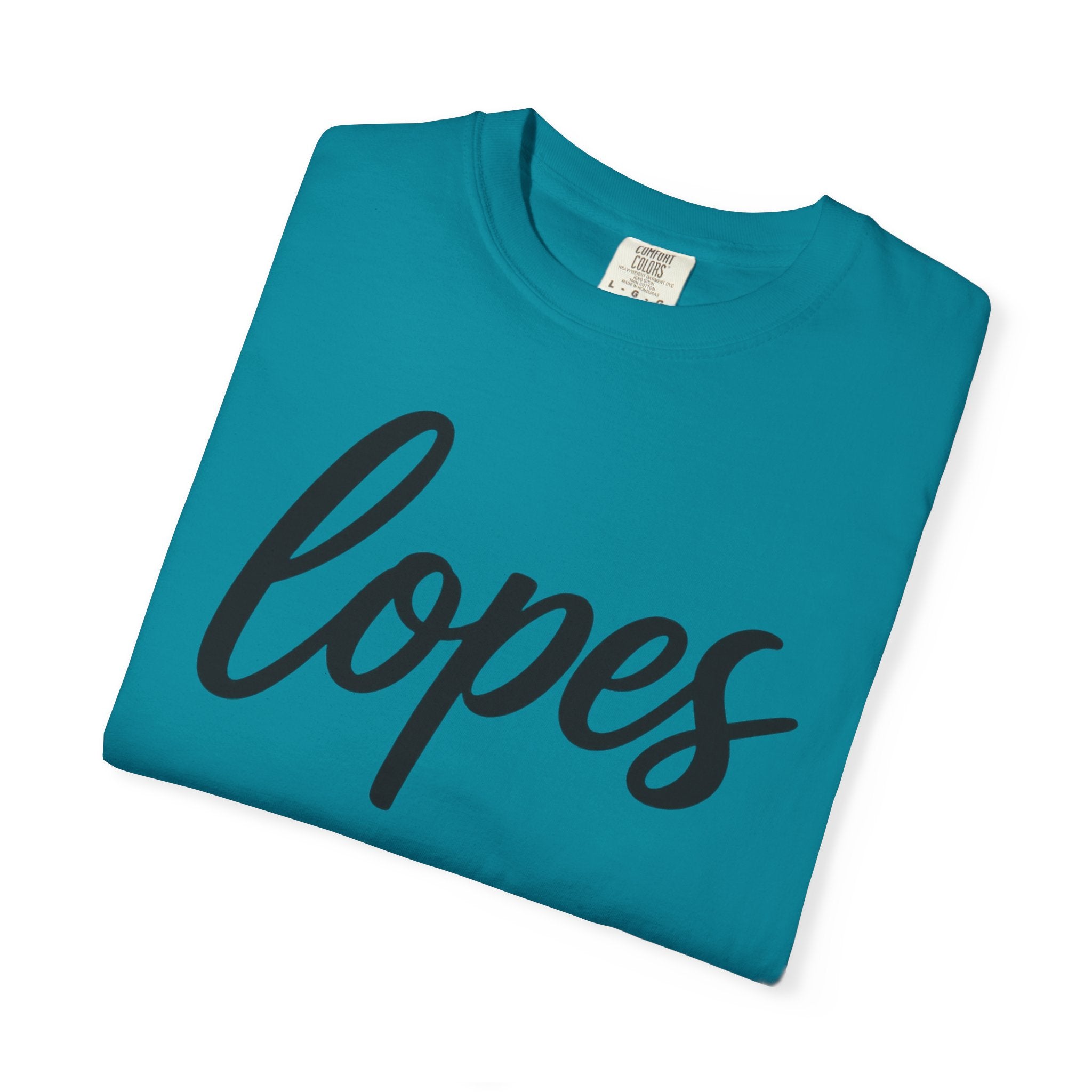 Lopes Script Tee — Personalized Name Graphic T-Shirt