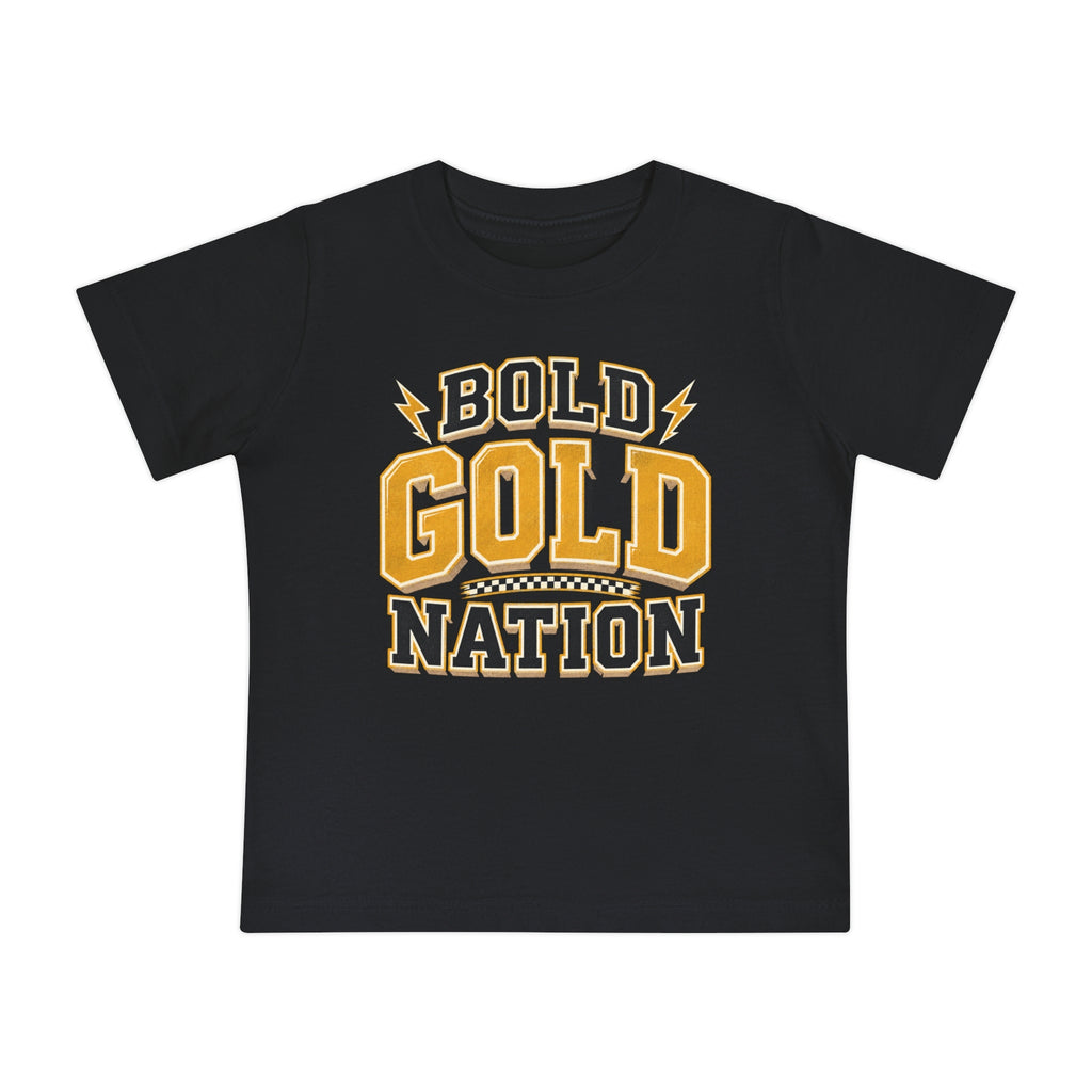 Bold Gold Nation Baby T-Shirt — Sports Team Infant Tee