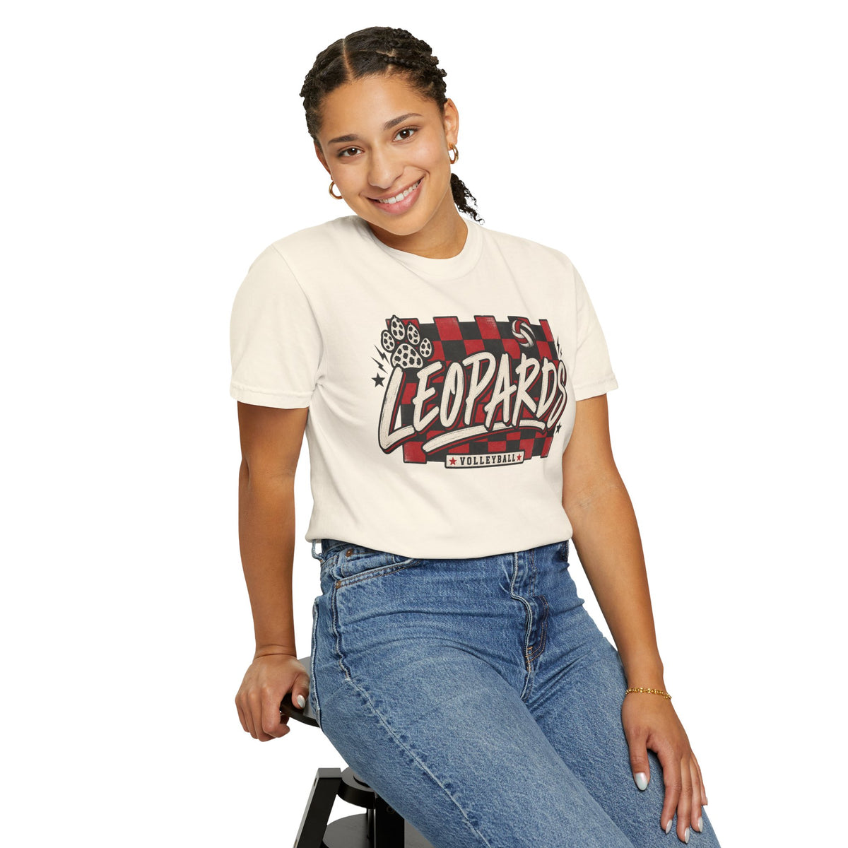 Leopards Volleyball Graphic T-Shirt