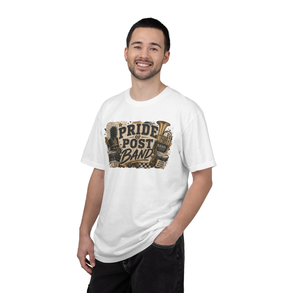 Pride of Post Band T-Shirt — Vintage Marching Band Tee