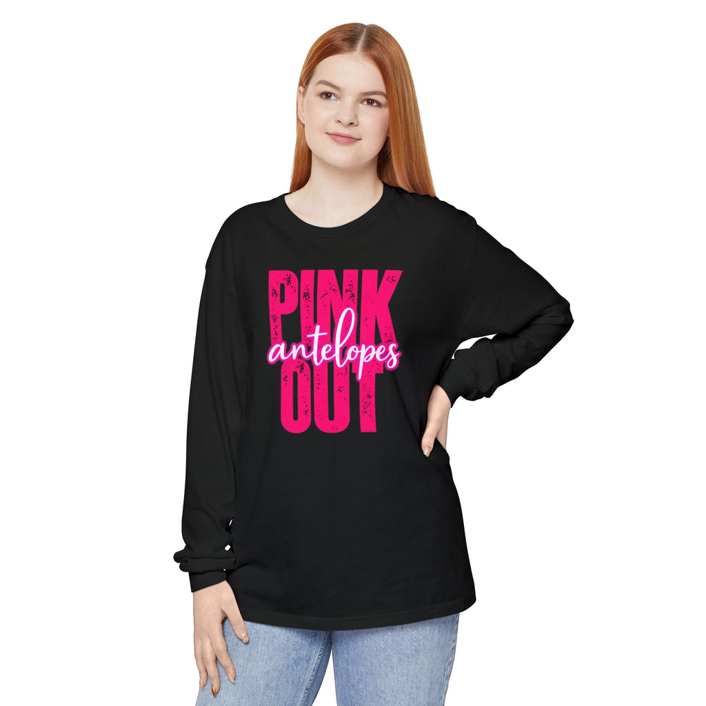 Pink Out Antelopes Long Sleeve Tee