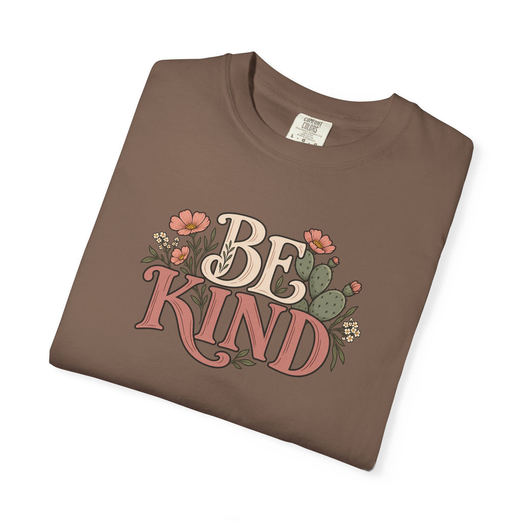 Be Kind Floral T-Shirt — Vintage Floral Graphic Tee