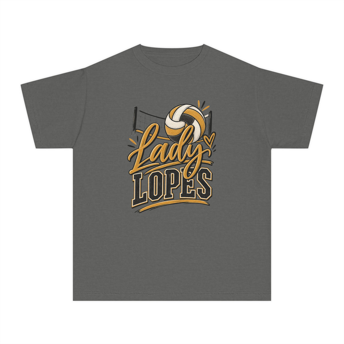 Lady Lopes Youth Volleyball Tee — "Lady Lopes" Team Spirit Shirt