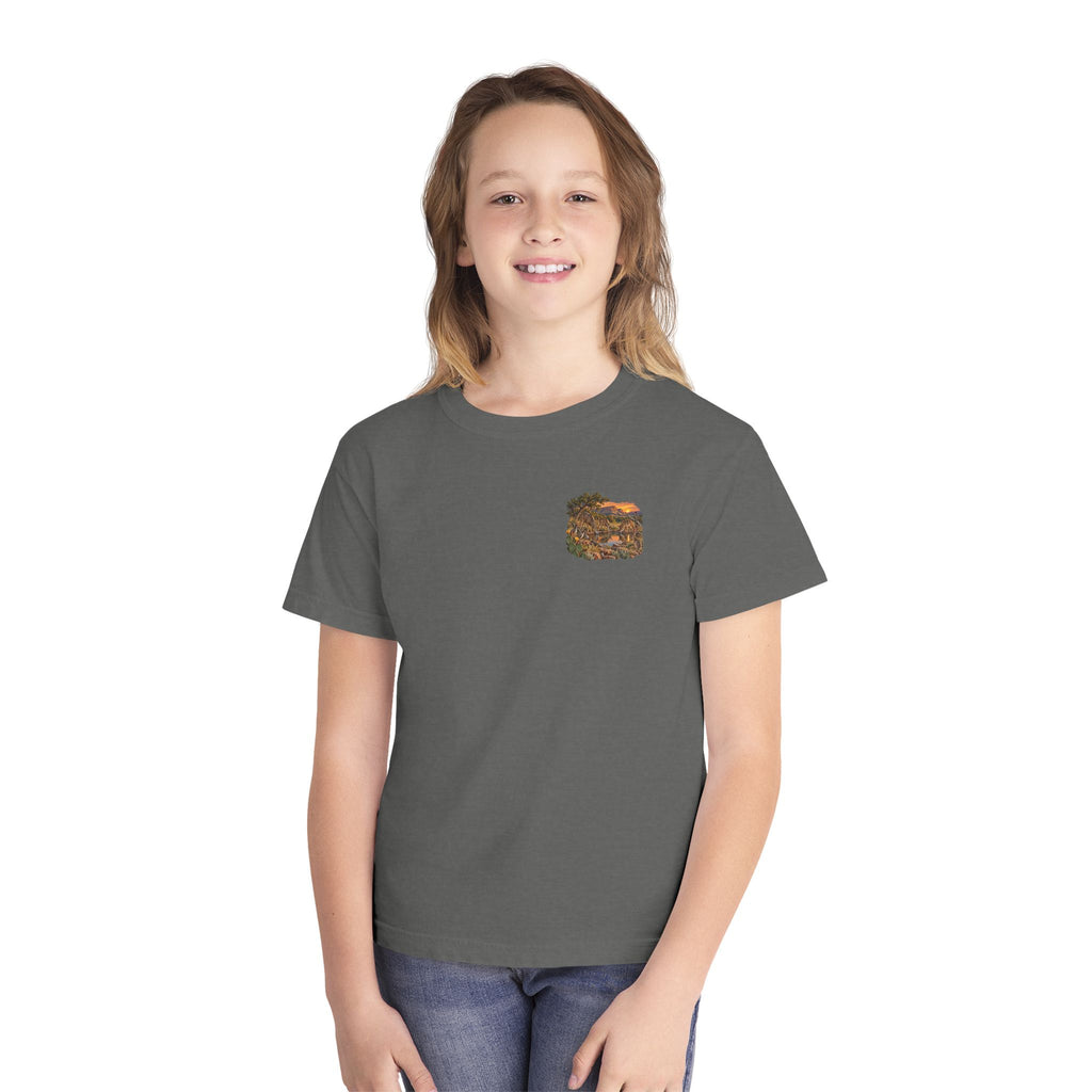 Youth Tee — Caprock Critters at Sunset