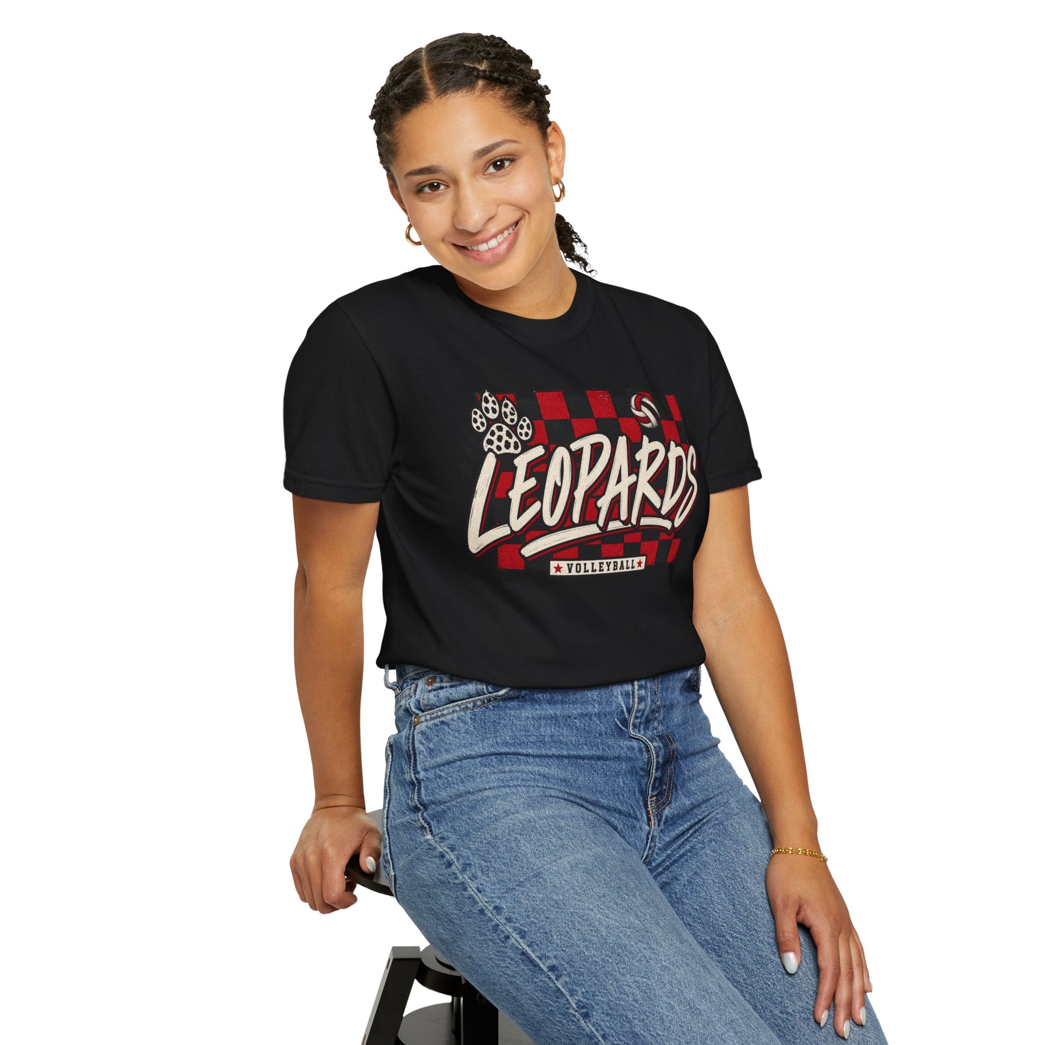 Leopards Volleyball Graphic T-Shirt