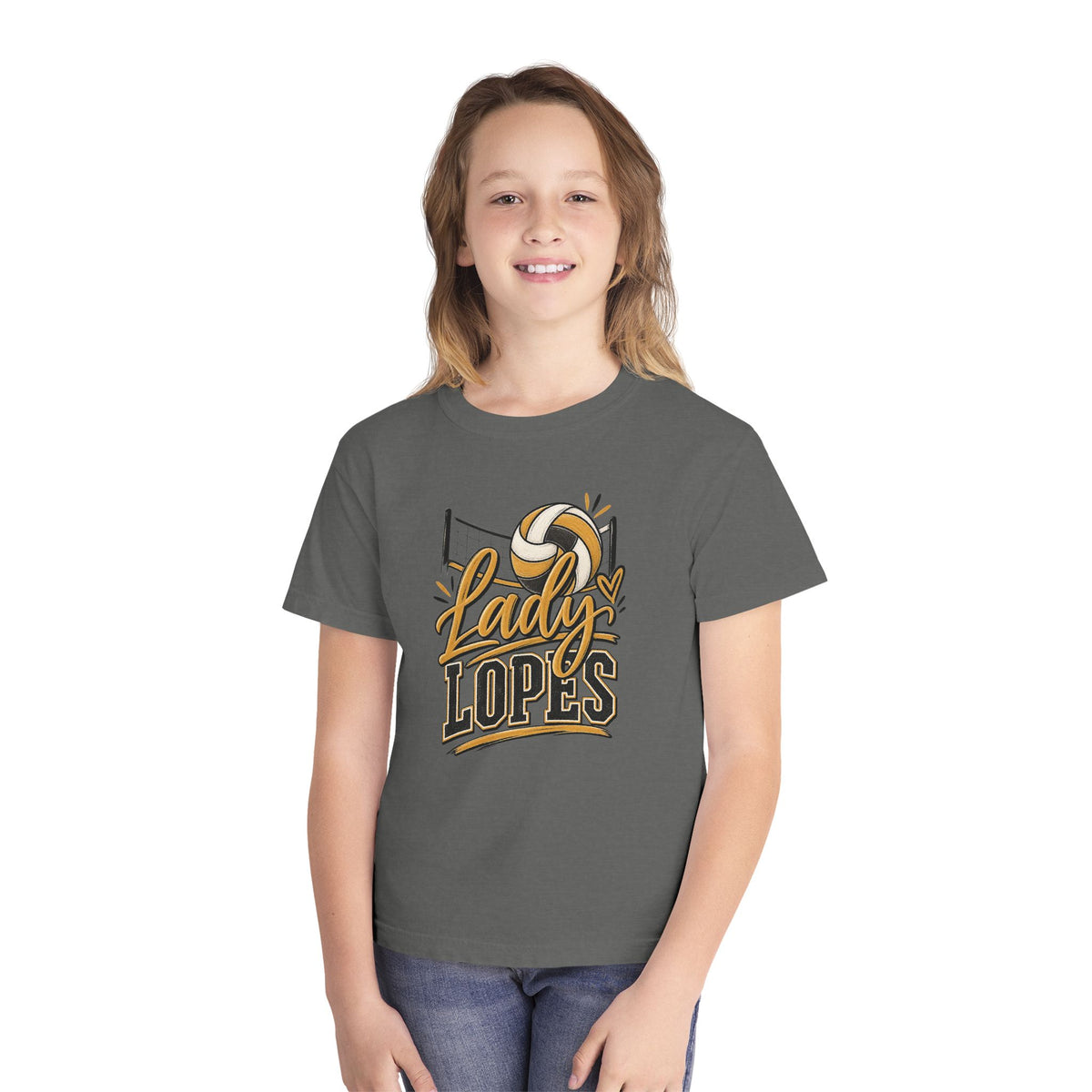 Lady Lopes Youth Volleyball Tee — "Lady Lopes" Team Spirit Shirt