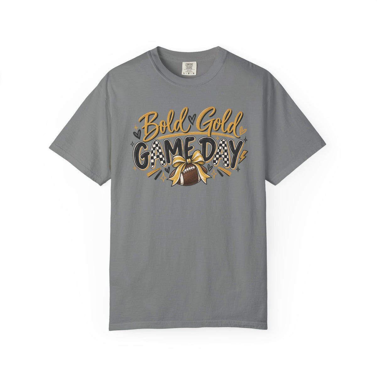 Gameday Football T-Shirt – "Bold & Gold" Team Spirit Tee